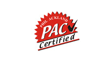 Phil Ackland PAC certified logo, emphasizing quality standards in kitchen exhaust cleaning services.